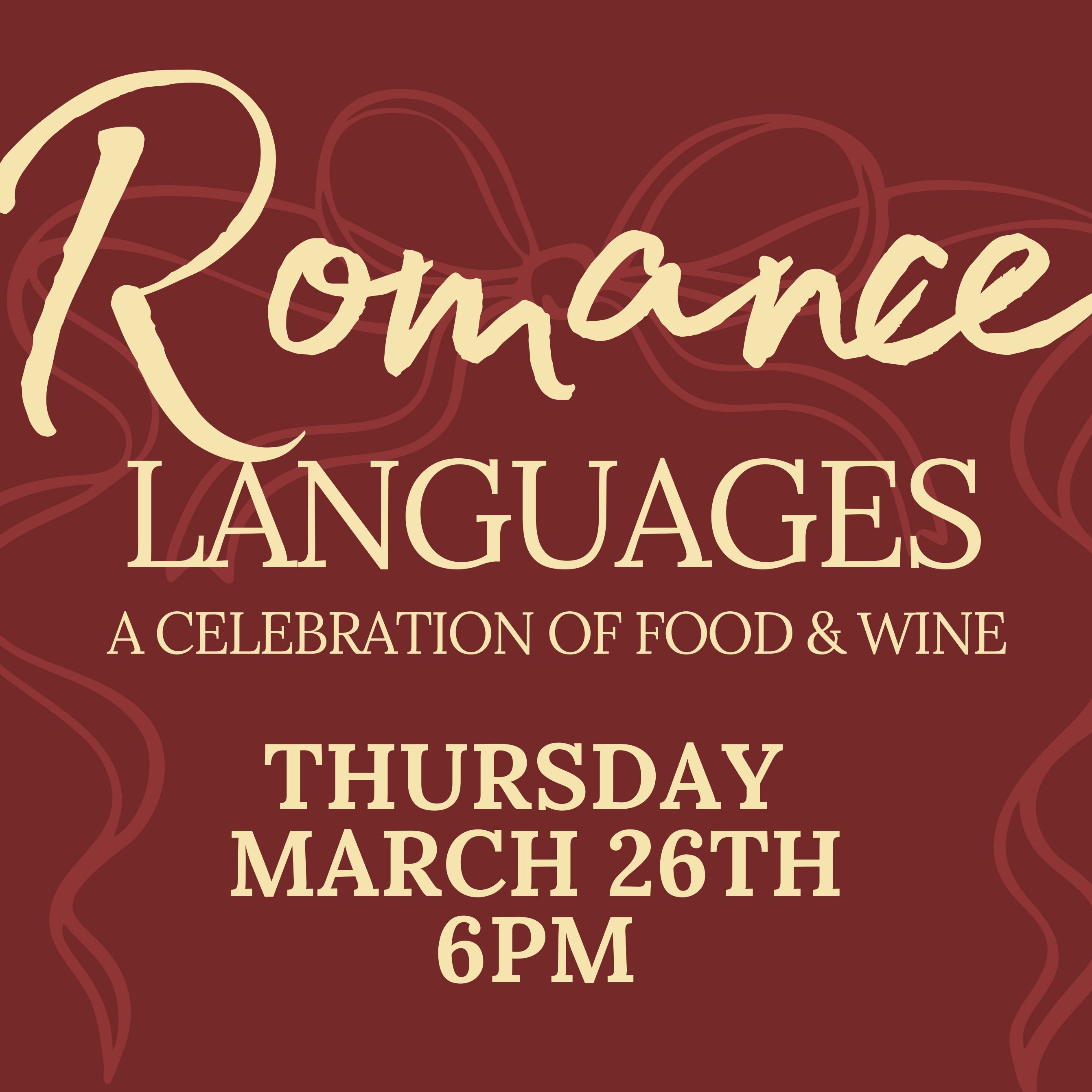 Romance Languages Wine Dinner